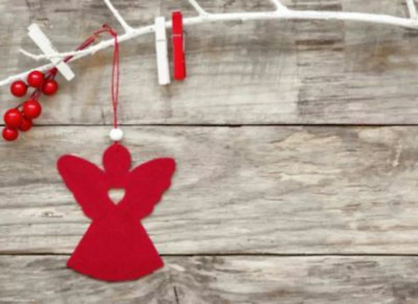 tischsetmacher Tischset Platzsets abwaschbar - Weihnachten - Roter Engel - günstig online kaufen