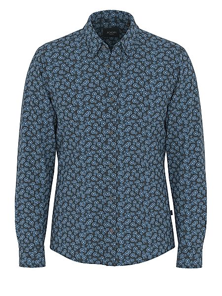 Joop Jeans Langarmhemd "Hanson3-W", Logostickerei am Ärmelschlitz, auffälli günstig online kaufen