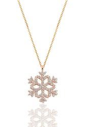 Einzelstück Kette mit Anhänger Snowflake Halskette günstig online kaufen