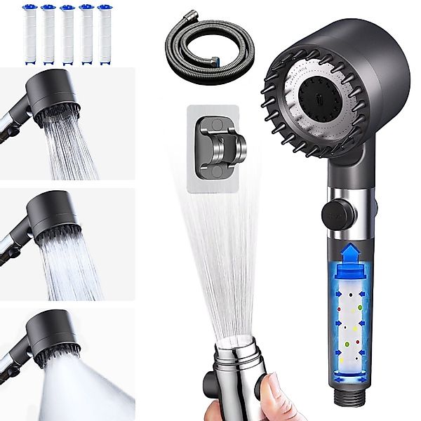 Refined Living Handbrause Duschkopf mit Filter günstig online kaufen