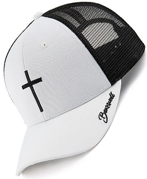 Bexxwell Trucker Cap mit Kreuz-Stickerei (optimale Passform, Unisex, Baseba günstig online kaufen