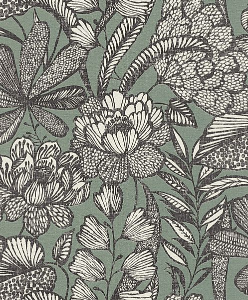 Rasch Vliestapete Rasch Vliestapete Lirico Blumen günstig online kaufen