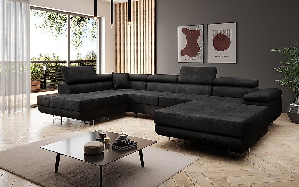 Luxusbetten24 Schlafsofa Designer Sofa Lago Bouclé, günstig online kaufen