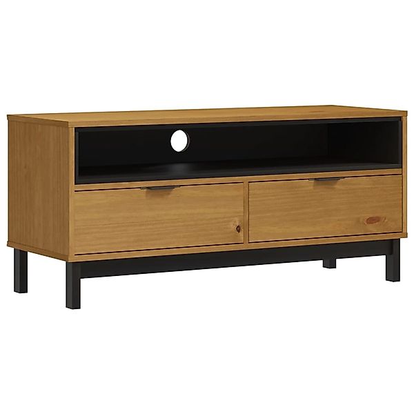 VidaXL TV-Schrank FLAM 110x40x50 cm Massivholz Kiefür  Modell 1 günstig online kaufen