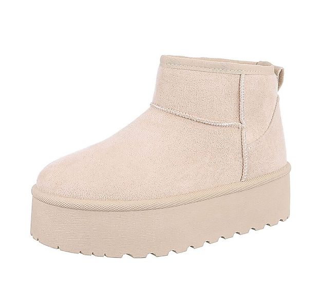 Ital-Design Damen Snowboots Freizeit Snowboots (87475224) Flach Stiefelette günstig online kaufen