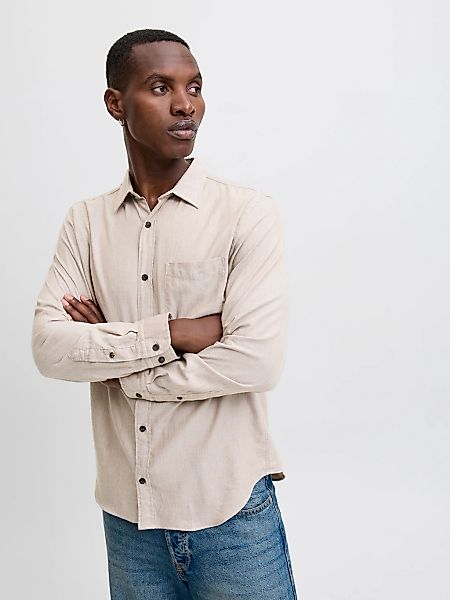 Jack & Jones Langarmhemd "JJECLASSIC MELANGE SHIRT L/S NOOS" günstig online kaufen