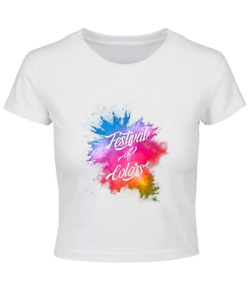 Festival Of Colors · Crop T-Shirt günstig online kaufen
