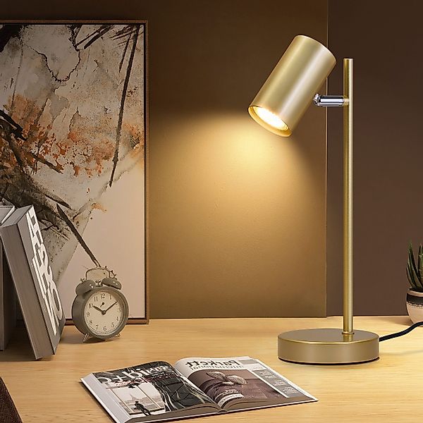 ZMH LED Tischleuchte GU10 Nachttischlampe Schwenkbar günstig online kaufen