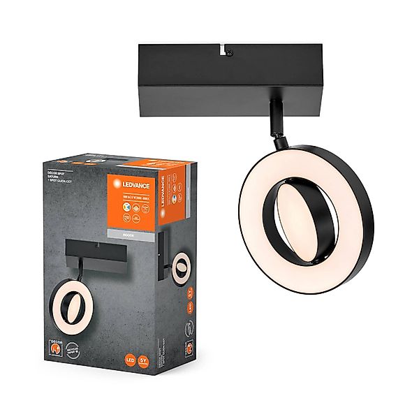 LEDVANCE DECOR SPOT SATURN BLACK 1 Spot - 4058075833470 günstig online kaufen