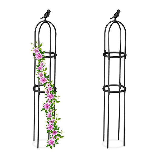 relaxdays Rankhilfe 126 cm 2er Set günstig online kaufen