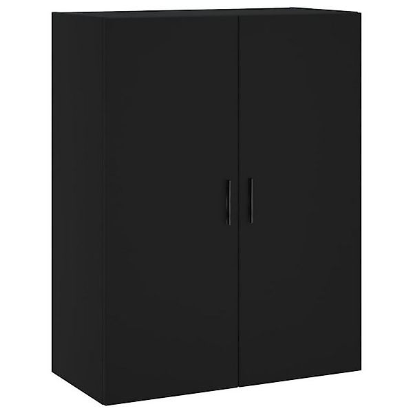 vidaXL Hängeschrank Wandschrank Schwarz 69,5x34x90 cm günstig online kaufen