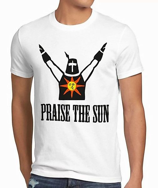 style3 T-Shirt Praise the Sun Dark Sunbro Solaire souls Gwyn Sonnen Ritter günstig online kaufen