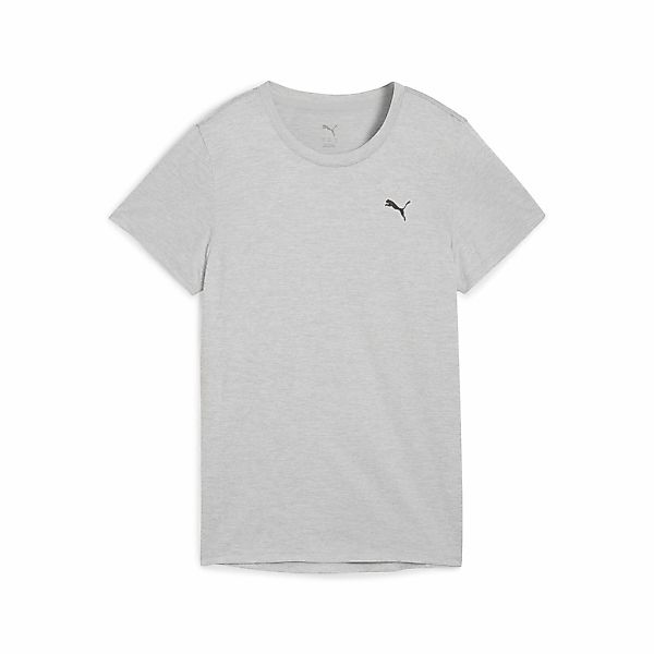 PUMA Trainingsshirt "W TAD ESSENTIAL HEATHER TEE" gerade Passform mit Seite günstig online kaufen
