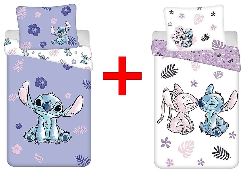 Disney Kinderbettwäsche Disney Lilo und Stitch, günstig online kaufen