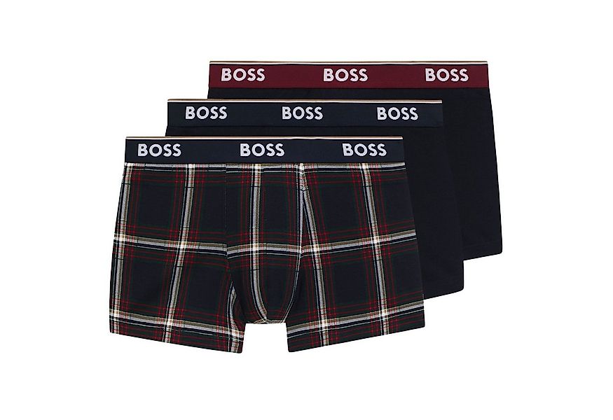 BOSS Boxer Trunk Power Design (3-St., 3er Pack) mit breitem Webgummibund günstig online kaufen