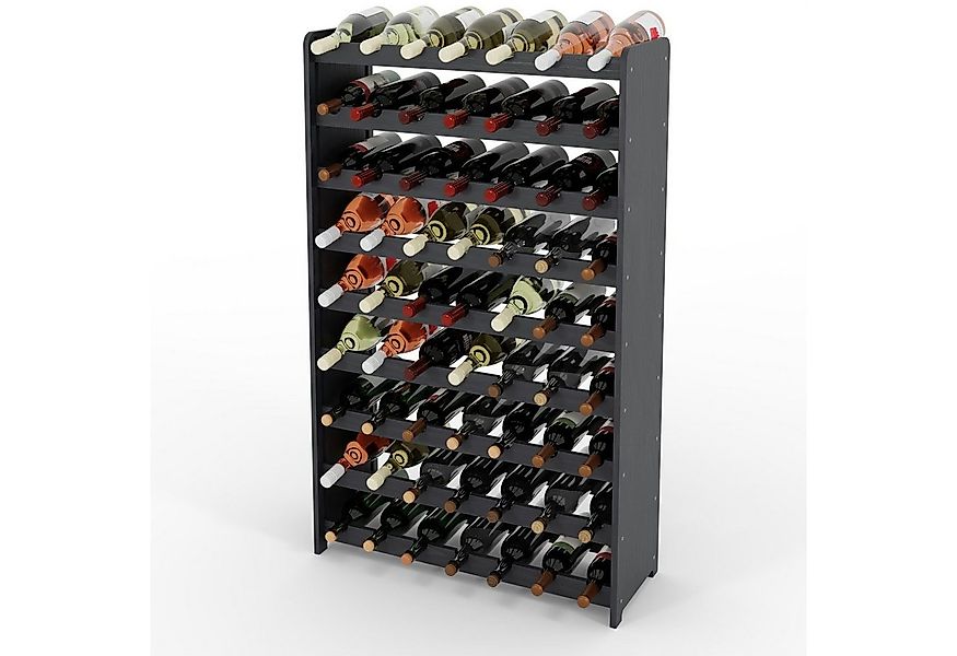 Lenmar Weinregal Weinregal Weinregal Holz Flaschenregal für 63 Flaschen Len günstig online kaufen