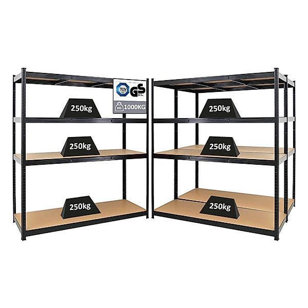 PROREGAL Mega Deal 3x Schwerlastregal Taurus XL mit TÜV/GS Zertifizierung H günstig online kaufen