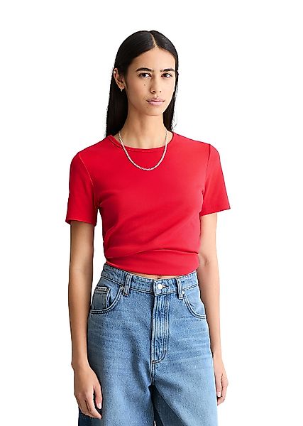 Marc OPolo DENIM T-Shirt "aus weichem Rippjersey" günstig online kaufen