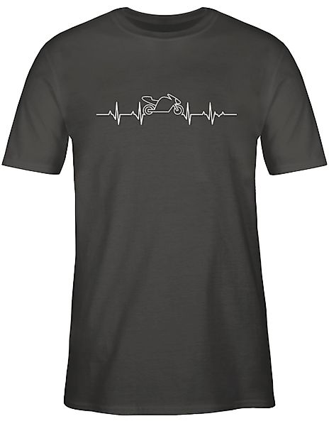 Shirtracer T-Shirt Herzschlag Motorrad - Motorbike günstig online kaufen