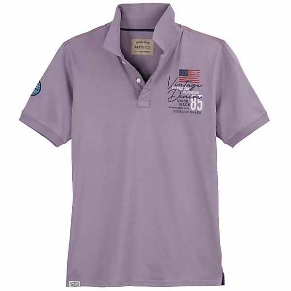 redfield Poloshirt Große Größen Herren Poloshirt Poloshirt lavendel Brustpr günstig online kaufen