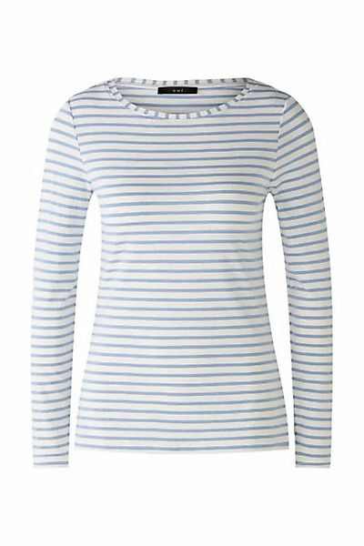 Oui T-Shirt T-Shirt, white blue günstig online kaufen