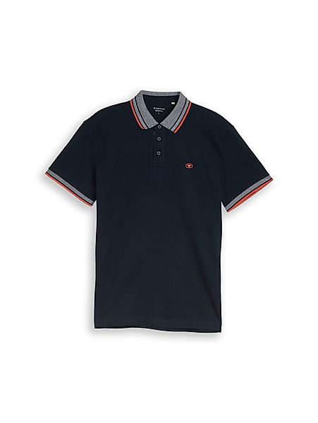 Tom Tailor Herren Poloshirt PRINTED - Regular Fit günstig online kaufen