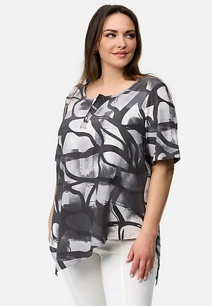 Kekoo Shirtbluse Tunika aus weichem Viskose-Stretch 'Nevia' günstig online kaufen