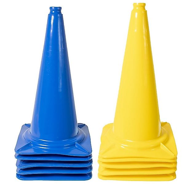 Dönges Outdoor-Spielzeug XXL-Pylonen 10er-Set Reittraining, 50 cm hoch, bla günstig online kaufen