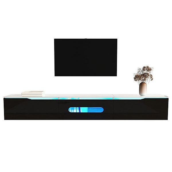 Refined Living TV-Schrank Fernsehschrank Hochglanz,Lowboard mit LED,Fernseh günstig online kaufen