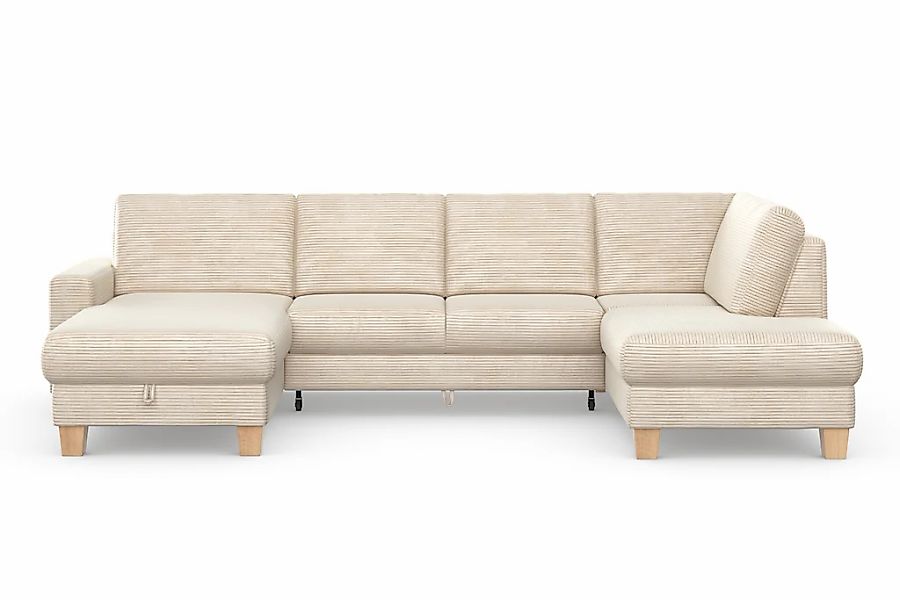 Home affaire Wohnlandschaft "Summer U-Form", mit oder ohne Bettfunktion und günstig online kaufen