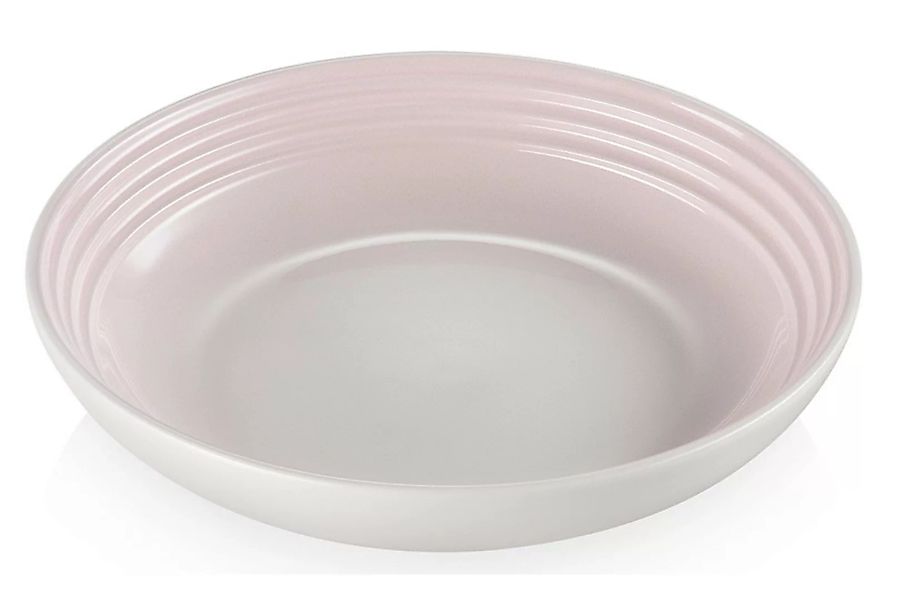 Le Creuset Suppenteller Steinzeug Shell Pink 22cm günstig online kaufen
