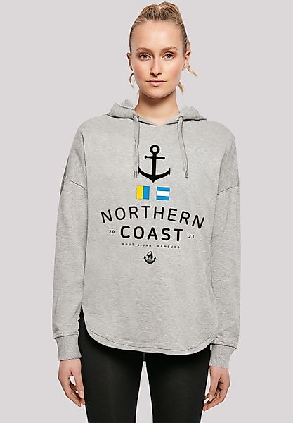 F4NT4STIC Kapuzenpullover "Damen Oversized Hoodie Nordsee Flaggen", Print günstig online kaufen