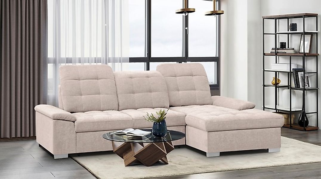 WERK2 Ecksofa »Carmen, mit Bettfunktion & Bettkasten, optional Sitztiefenve günstig online kaufen