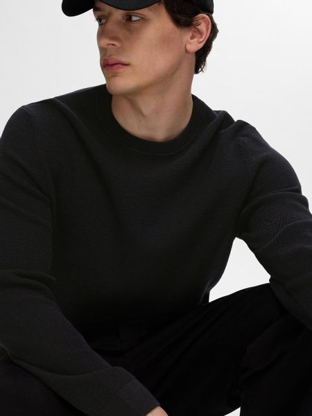 Selected Strickpullover SLHROSS LS KNIT STRUCTURE günstig online kaufen