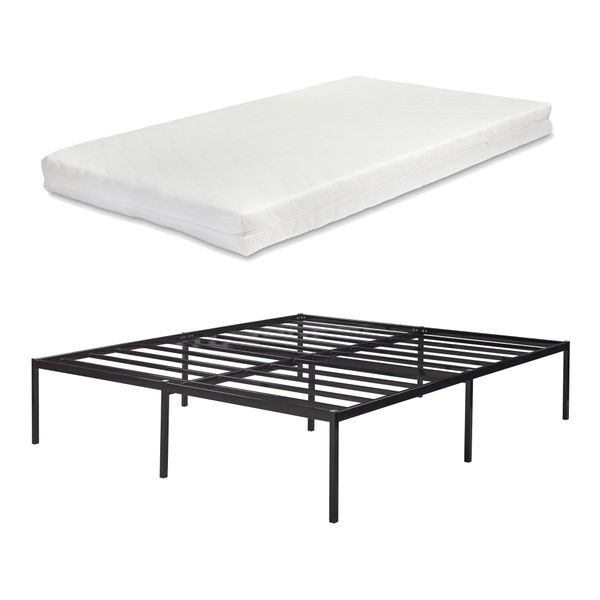 en.casa Metallbett, »Vårdö« mit Matratze 180 günstig online kaufen