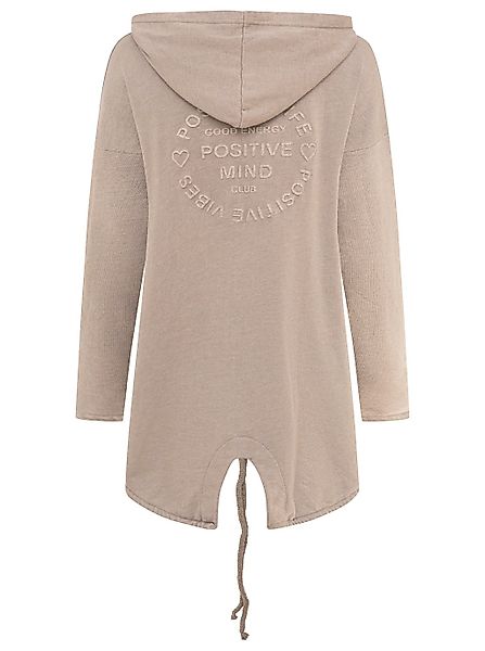Zwillingsherz Jerseymantel "Positive Mind" mit hohem günstig online kaufen