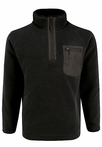 Indicode Strickfleece-Pullover "Fleecejacke IDTrout" günstig online kaufen