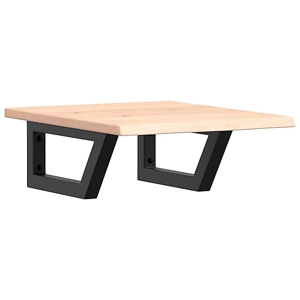 vidaXL Waschtischplatte mit Halterung Stahl und Massivholz Eiche 3302535 günstig online kaufen