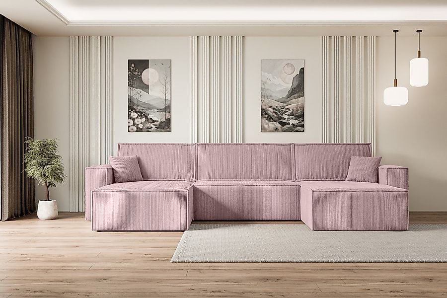 ALTDECOR Wohnlandschaft CELTIC-XLU, Couch mit Schlaffunktion, günstig online kaufen