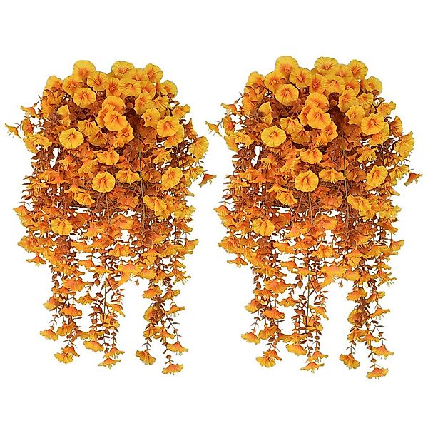 Kunstblumenstrauß 2 Bündel Herbststrauß Künstlich Kunstblumen günstig online kaufen
