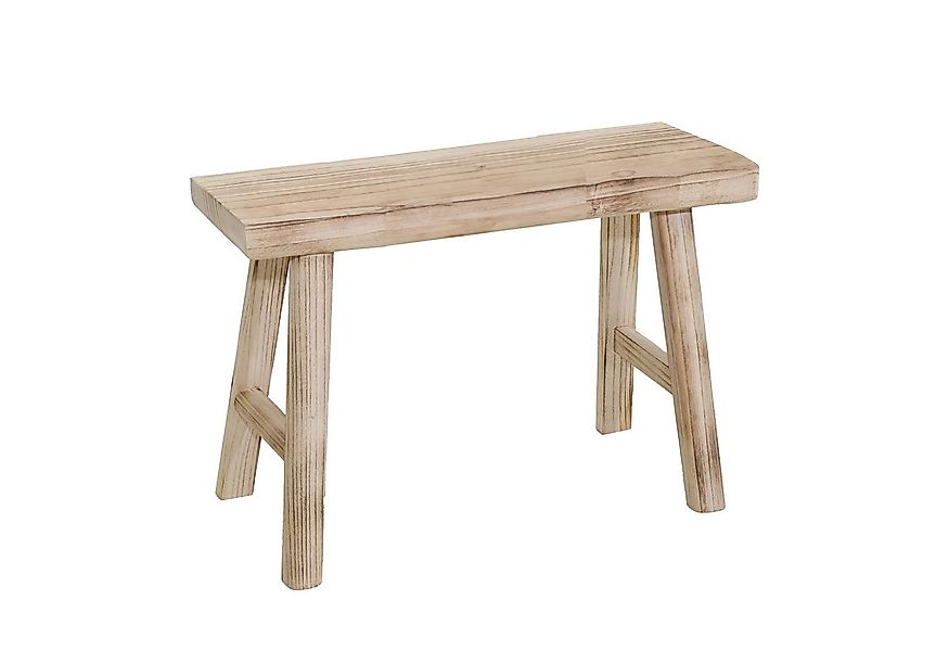 Spetebo Blumenhocker Holz Bank natur (rechteckig, 1 St., x Hocker), zur Dek günstig online kaufen