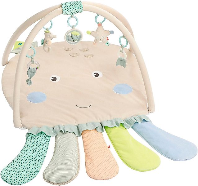 Fehn Spielbogen Meereskinder, Activity Decke Oktopus, mit abnehmbaren Spiel günstig online kaufen