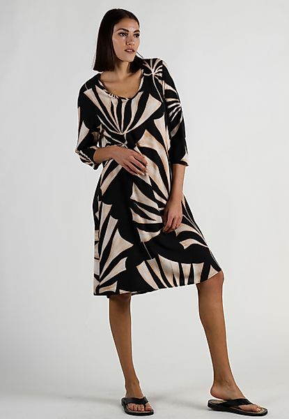 Andijamo-Fashion Druckkleid PALM BREEZE MIDI KLEID günstig online kaufen