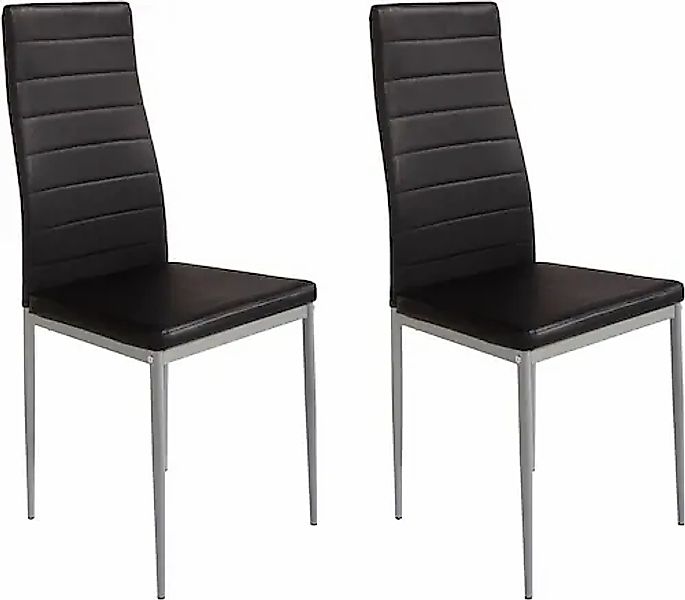 Home affaire Esszimmerstuhl »Pluto«, (Set), 2 St., Kunstleder, Bezug in Kun günstig online kaufen