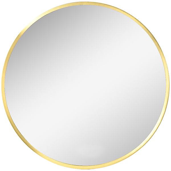 Kleankin Badspiegel Ø50 cm Badezimmerspiegel (50 günstig online kaufen