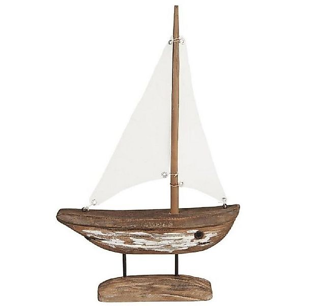 Ib Laursen Skulptur Ib Laursen Dekorationsobjekt Schiff mit Segeln Nautico günstig online kaufen