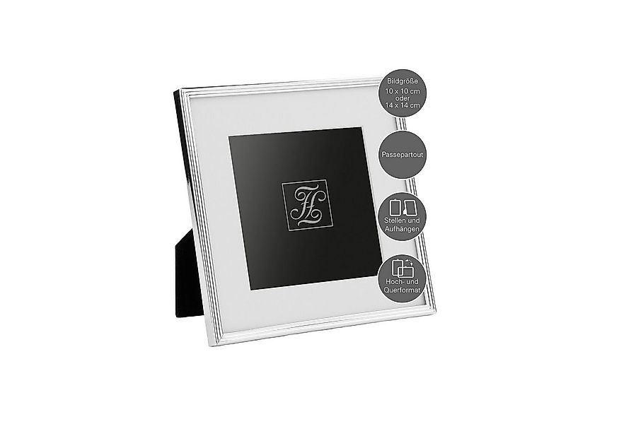 Fink Bilderrahmen JOY Bilderrahmen 10x10 cm - silberfarben - Glas/Metall/ve günstig online kaufen