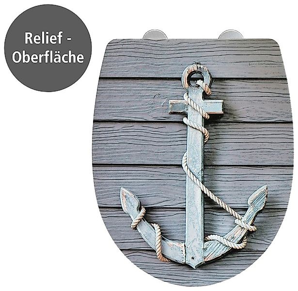 WENKO WC-Sitz Rope mit Relief (1-St), günstig online kaufen