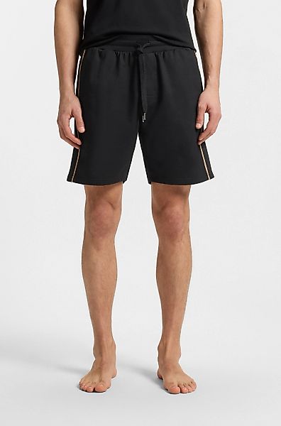 BOSS Sweatshorts "ICONIC", mit Tunnelzug und Tape-Details günstig online kaufen