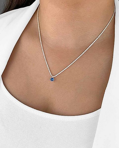 DANIEL CLIFFORD Kette mit Anhänger 'Sophie' Damen Halskette Silber 925 Anhä günstig online kaufen